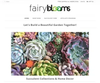 Fairyblooms.com(Fairyblooms Succulents) Screenshot