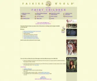 Fairychildren.com(Children`s fairy web site for children of the world) Screenshot