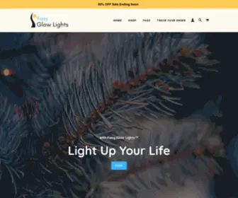 Fairyglowlights.com(Create an Ecommerce Website and Sell Online) Screenshot