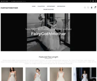Fairygothmother.com(London&#039;s Short and Tea Length Bridal Specialists) Screenshot