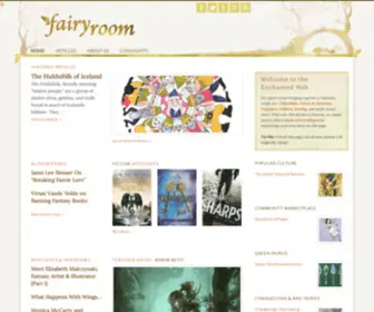 Fairyroom.com(An enchanted online magazine featuring art) Screenshot