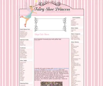 Fairyshoeprincess.com(Fairy Shoe Princess) Screenshot