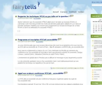 Fairytells.net(Dotclear) Screenshot