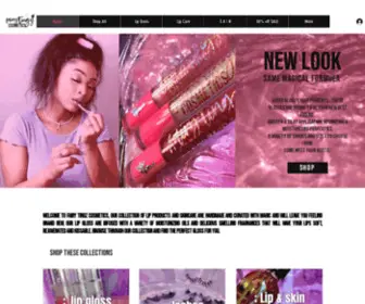 Fairytingzcosmetics.com(Natural Lipgloss) Screenshot