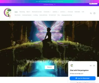 FairywingStore.com(Inspirational products and gifts for all fairy lovers) Screenshot