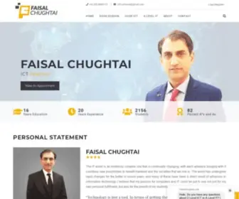 Faisalchughtai.com(HTML5 and CSS3 Mind Folio Responsive Template) Screenshot