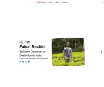 Faisalrashid.tech(Faisal Rashid) Screenshot