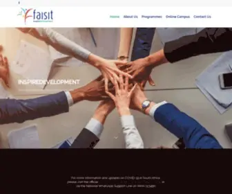 Faisit.co.za(Inspire development) Screenshot