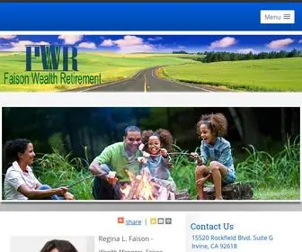 Faisonwealth.com(Faison Wealth & Retirement Services) Screenshot