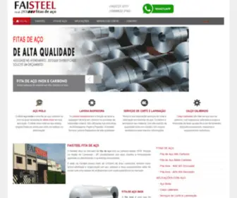 Faisteel.com.br(Fitas de Aço) Screenshot