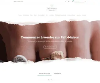 Fait-Maison.com(Fait Maison : Votre site pour vendre et acheter de belles créations) Screenshot