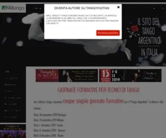 Faitango.it(Federazione Associazioni Italiane Tango Argentino) Screenshot