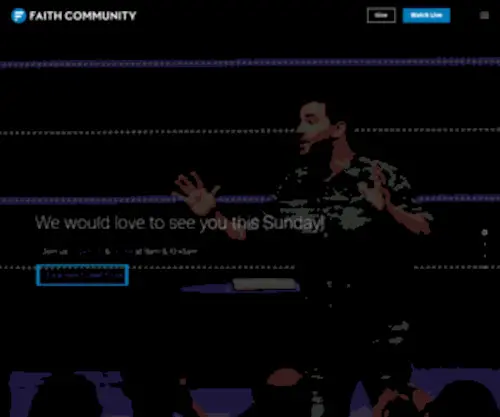 Faith-Community.org(Helping people move from where they are to where God wants them to be) Screenshot
