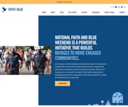 Faithandblue.org(Faithandblue) Screenshot