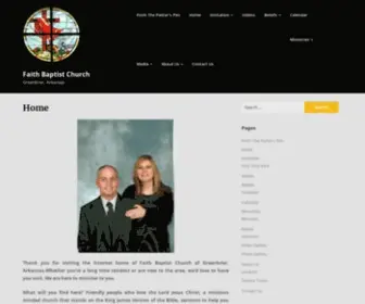 Faithbaptistgb.org(Greenbrier, Arkansas) Screenshot