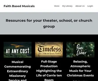 Faithbasedmusicals.com(Faith Based Musicals) Screenshot