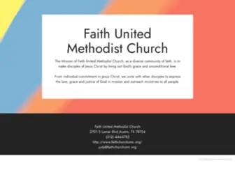 Faithchurchumc.org(Faithchurchumc) Screenshot