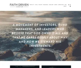 Faithdriveninvestor.org(Faith Driven Investor) Screenshot