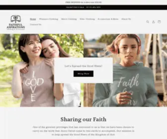 Faithfulaspirations.com(Faithful Aspirations) Screenshot