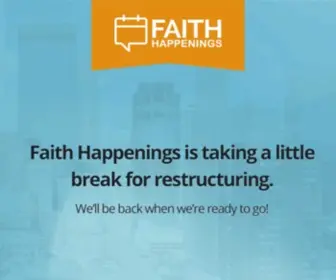 Faithhappenings.com(Faith Happenings) Screenshot