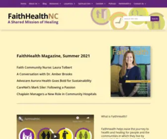 Faithhealthnc.org(Community Partnerships for Better Health) Screenshot