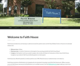 Faithhousehouston.org(Faith House) Screenshot