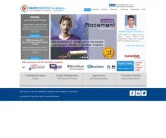 Faithinfotechacademy.com(Full Stack Web Development Courses) Screenshot