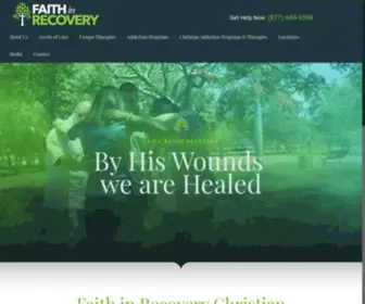 Faithinrecovery.com(Faith in Recovery) Screenshot