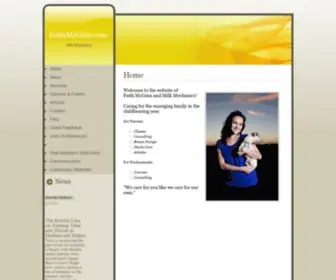 FaithmcGinn.com(Family builder support services) Screenshot