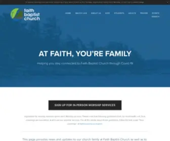 Faithmuskoka.ca(Faith Baptist Church in Muskoka) Screenshot