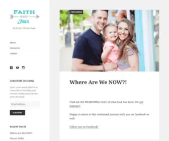 Faithoverfear.co(Faith Over Fear) Screenshot