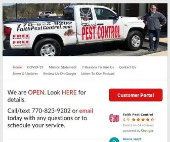 Faithpestcontrol.com(Faith Pest Control) Screenshot