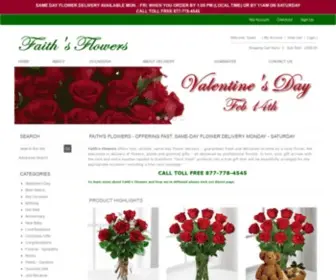 Faithsflowers.com(Faith's Flowers) Screenshot