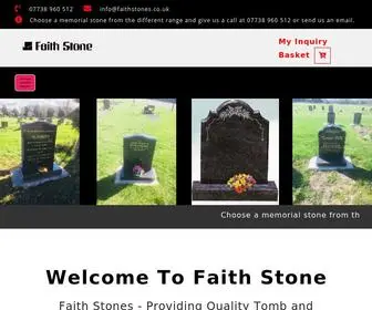 Faithstones.co.uk(Islamic Headstones & Kerbed Memorial for Graves in London) Screenshot