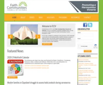 Faithvictoria.org.au(Faith Communities Council of Victoria) Screenshot