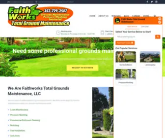 Faithworkstotalground.com(Faithworks Total Ground Maintenance) Screenshot