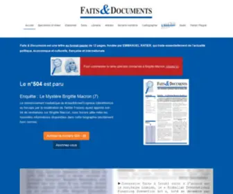 Faitsetdocuments.com(Accueil) Screenshot