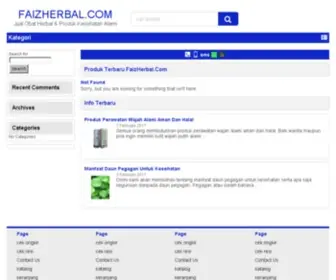 Faizherbal.com(Jual Obat Herbal) Screenshot