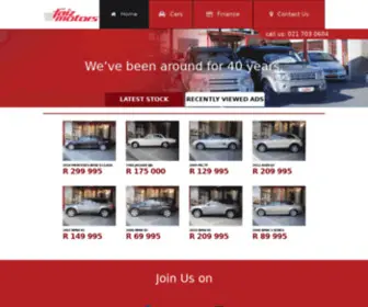 Faizmotors.co.za(Faiz Motors) Screenshot