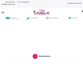 Fajascanela.com(Fajas Canela) Screenshot