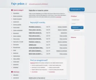 Fajn-Prace.cz(Nabídka práce) Screenshot