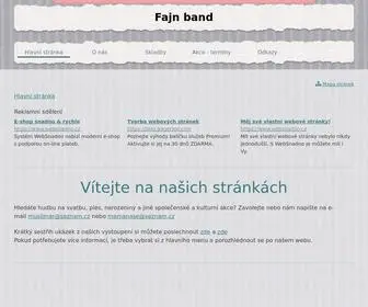 FajNband.cz(Hlavní stránka) Screenshot