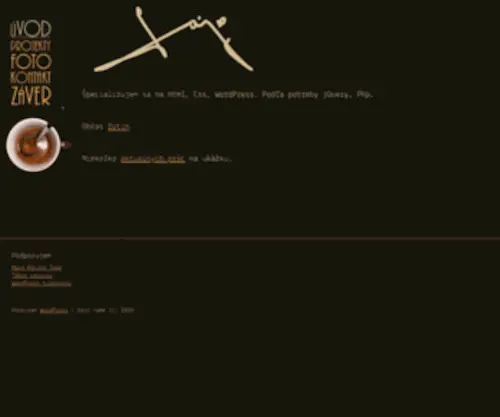 Fajo.name(WordPress) Screenshot