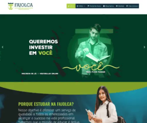 Fajolca.edu.br(Fajolca) Screenshot