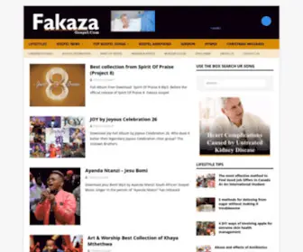 Fakazagospel.com(Free Gospel Music South Africa) Screenshot