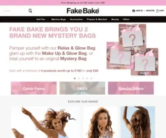 Fakebake.co.uk(Fake Tan from Fake Bake) Screenshot