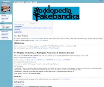 Fakebands.com(Main Page) Screenshot