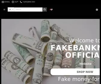 Fakebanknote.com(Fake money) Screenshot