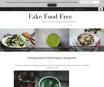 Fakefoodfree.com(Fake Food Free) Screenshot