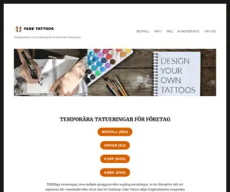 Faketattoos.se(Sidan kunde inte hittas) Screenshot